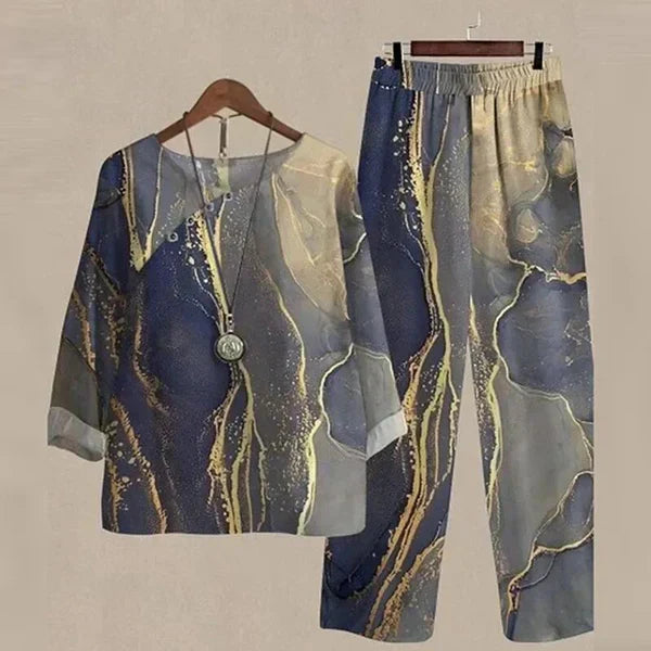 Lilou™ | Elegant Shirt & Trouser Set