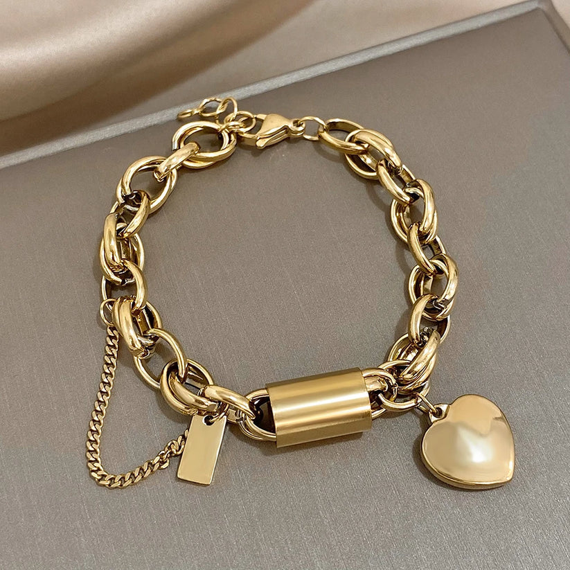 HEARTENED™ | CHUNKY GOLD BRACELET
