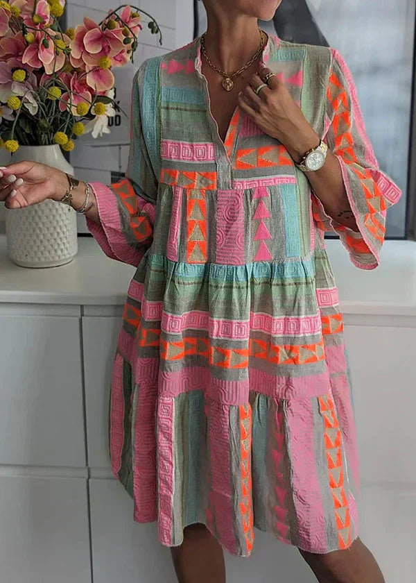 Ava | Layered Summer Dress with V-neck