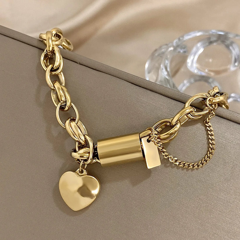 HEARTENED™ | CHUNKY GOLD BRACELET
