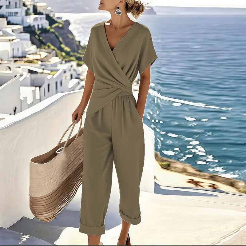 Andrea Wrap Two-Piece Set