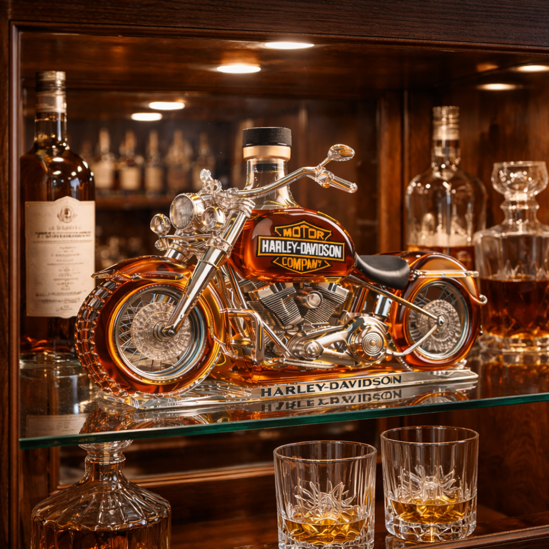 Whiskey Bottle - Motorcycle Edition