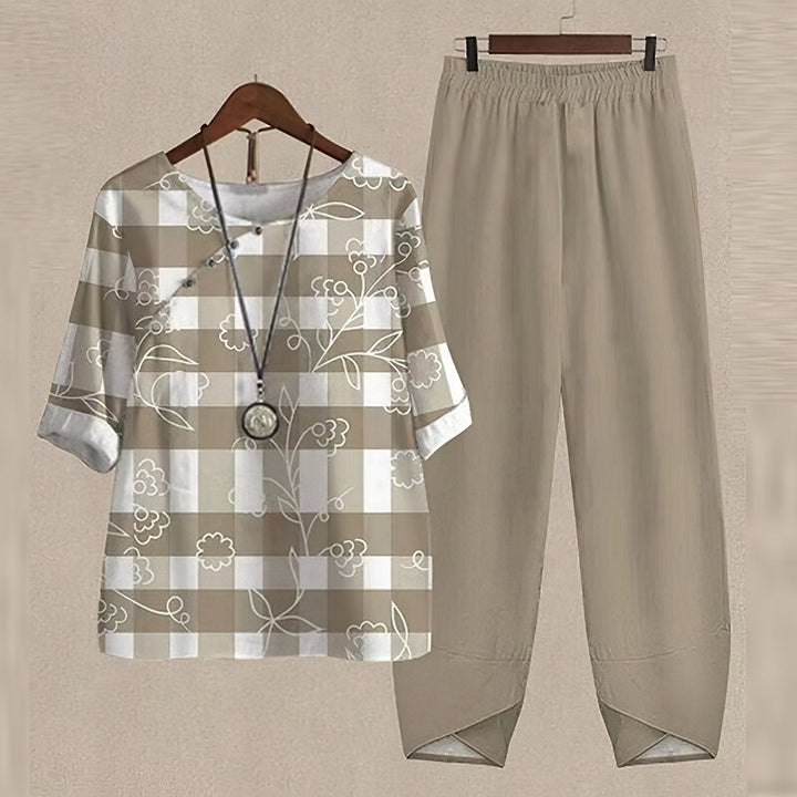 Lilou™ | Elegant Shirt & Trouser Set