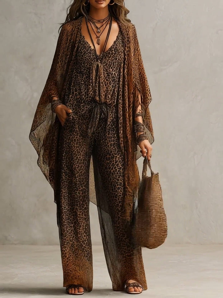 Boho Leopard 3-Piece Set
