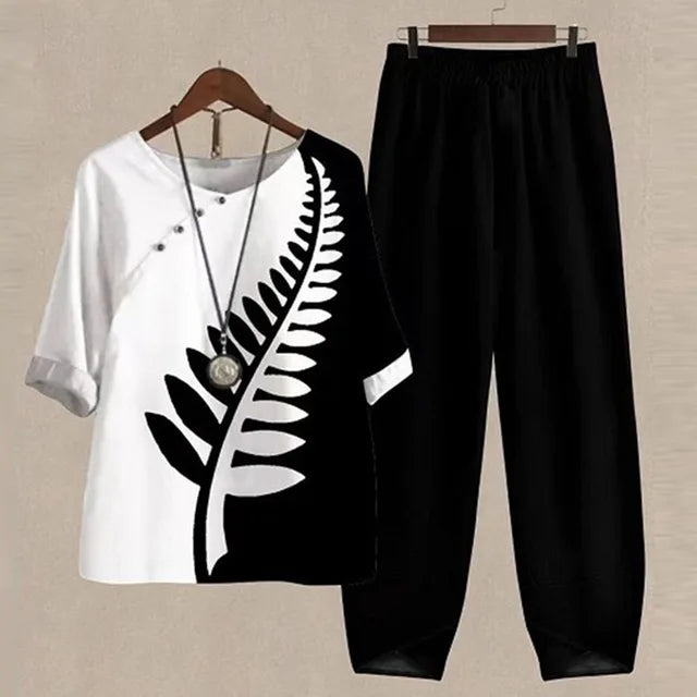 Lilou™ | Elegant Shirt & Trouser Set