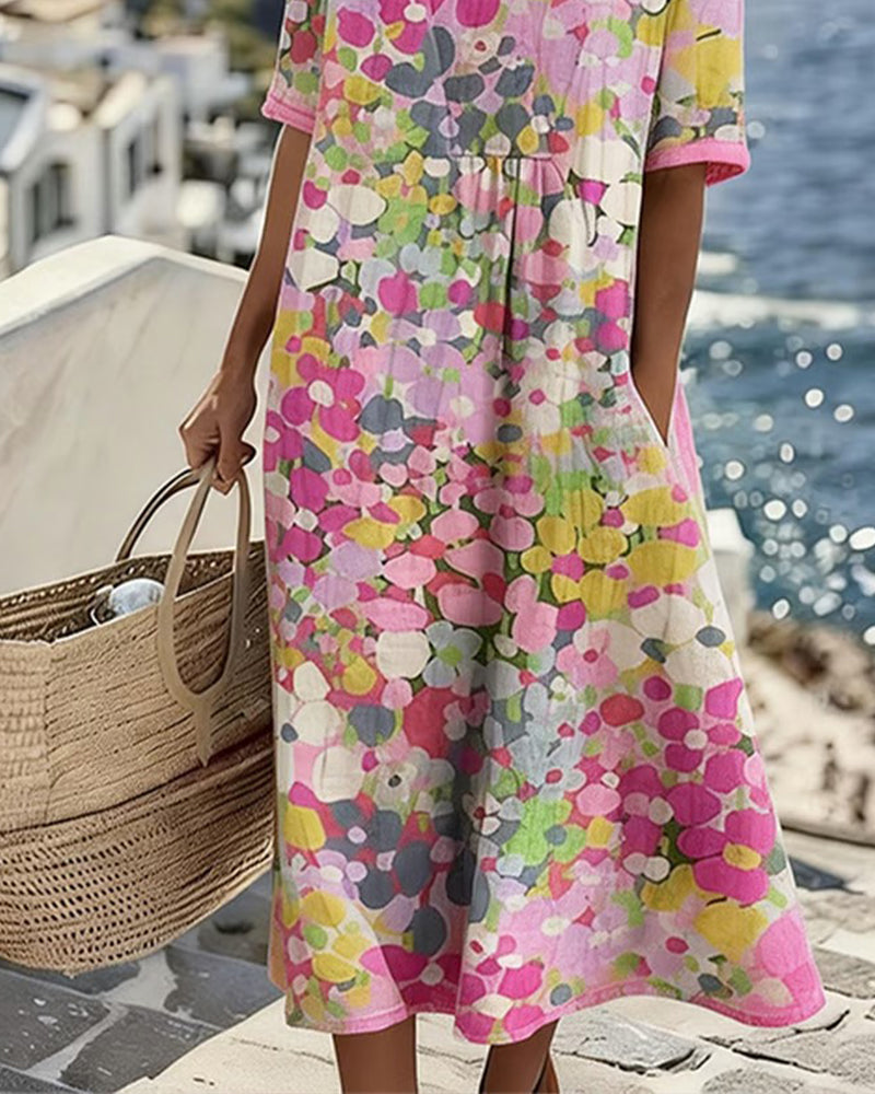Elara | Printed Summer Dress