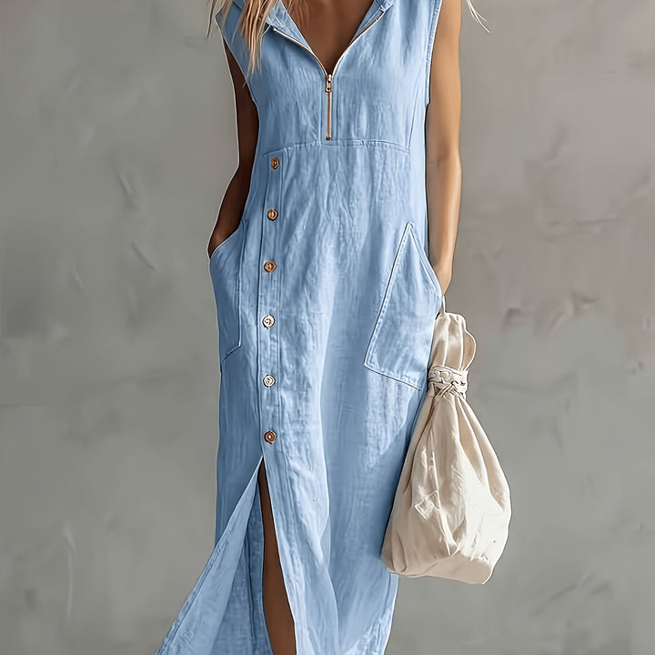 Genevieve | Casual Hooded Dress