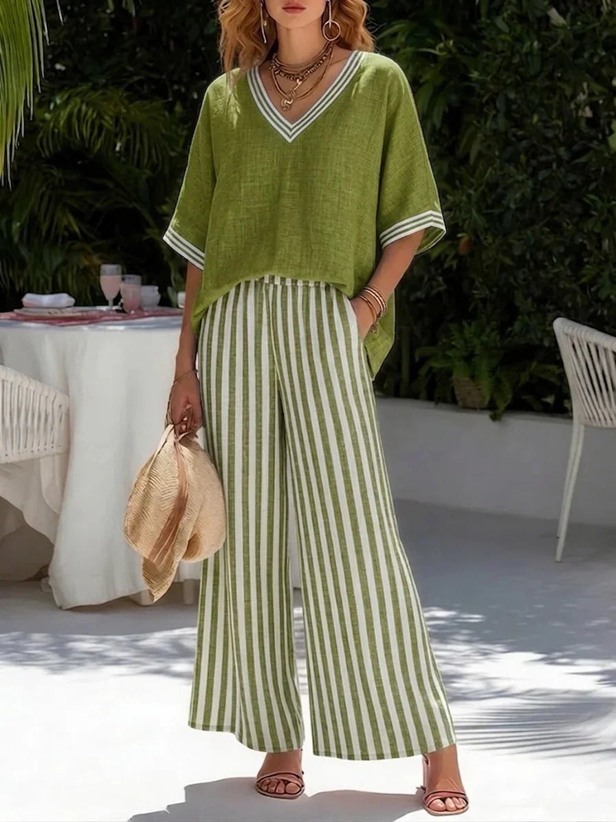 Sienna | A relaxed, striped two-piece set