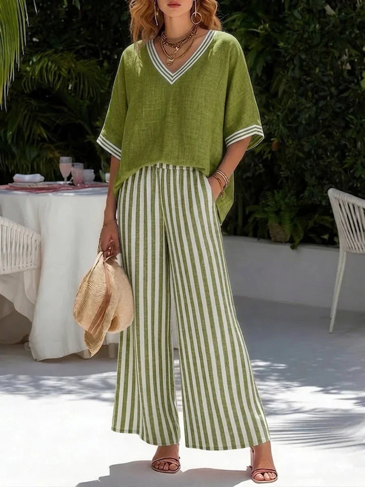Sienna | A relaxed, striped two-piece set