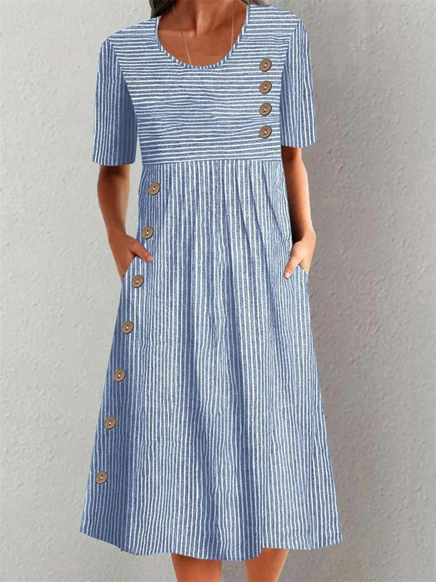 Pauline | Striped Summer Dress