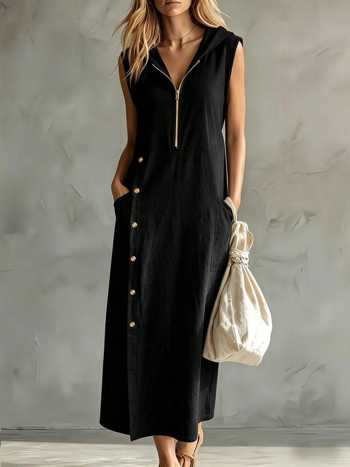 Genevieve | Casual Hooded Dress