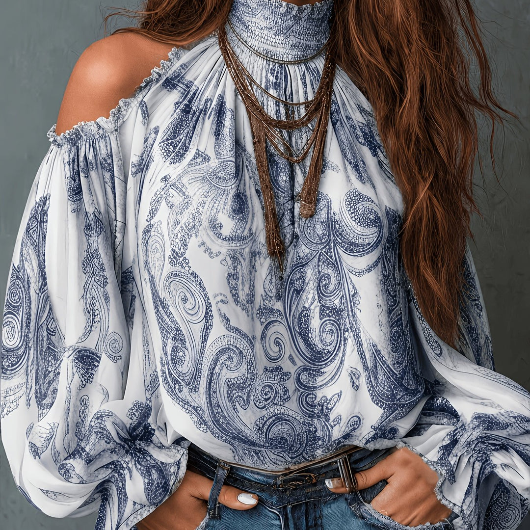 Celeste | Vintage Off-Shoulder Blouse