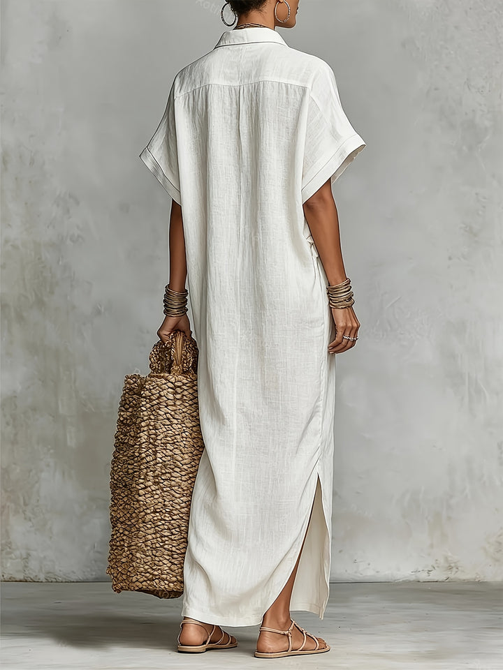 Cora | Side Slit Summer Midi Dress