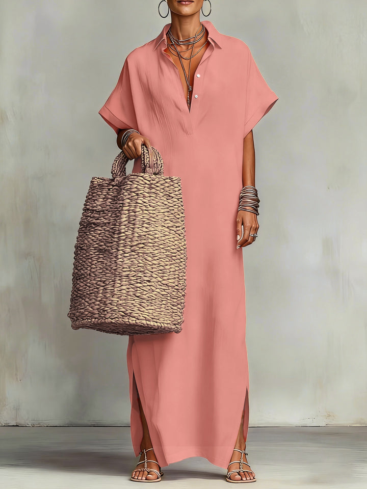 Cora | Side Slit Summer Midi Dress