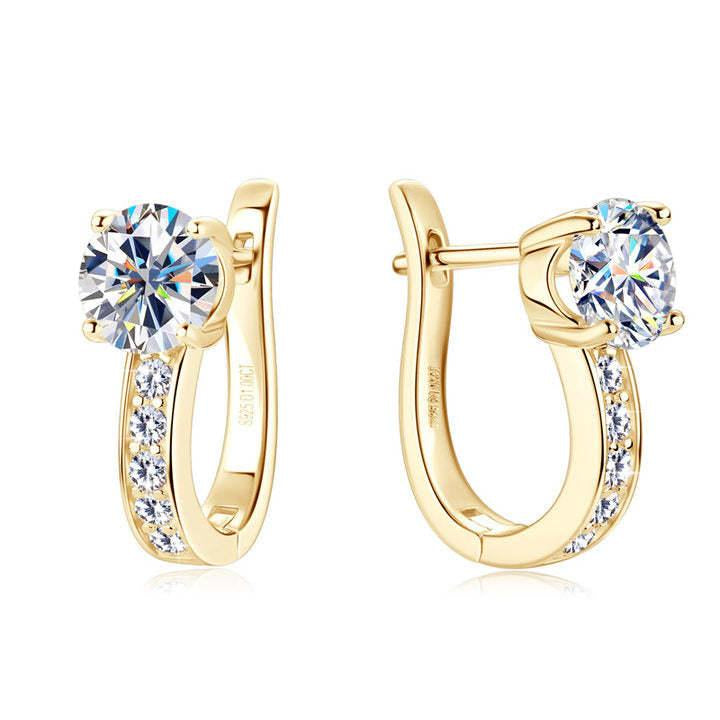 CHANNEL HUGGIE™ | GOLD EARRINGS