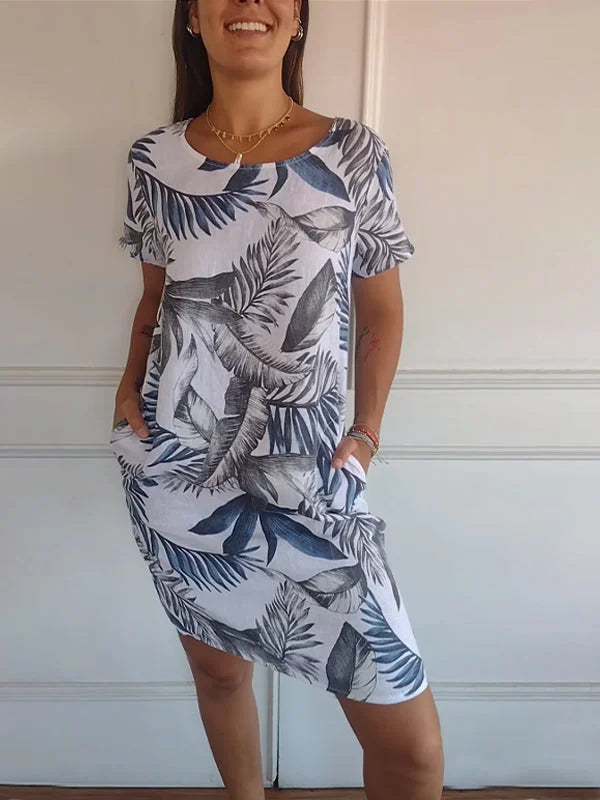 Mila | Women’s Printed Summer Dress with Pockets
