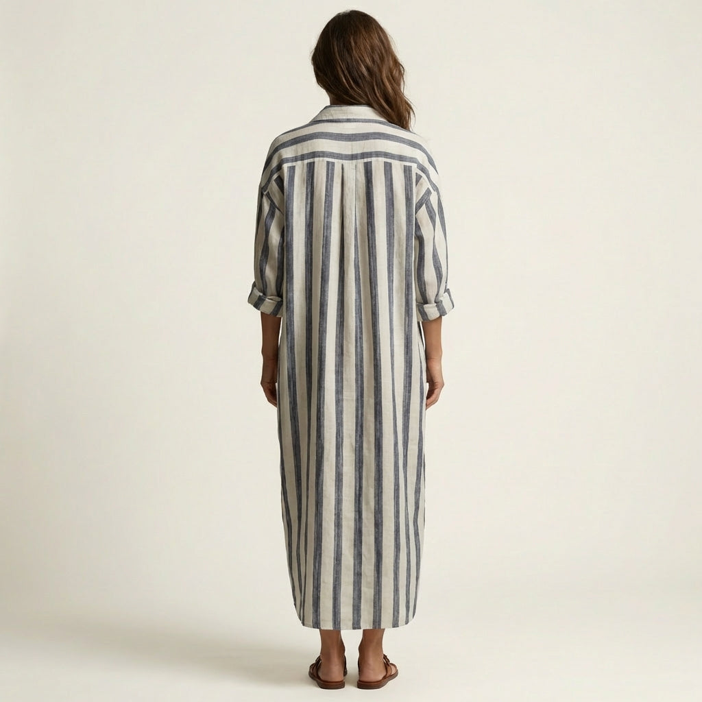Camille | Striped Maxi Dress