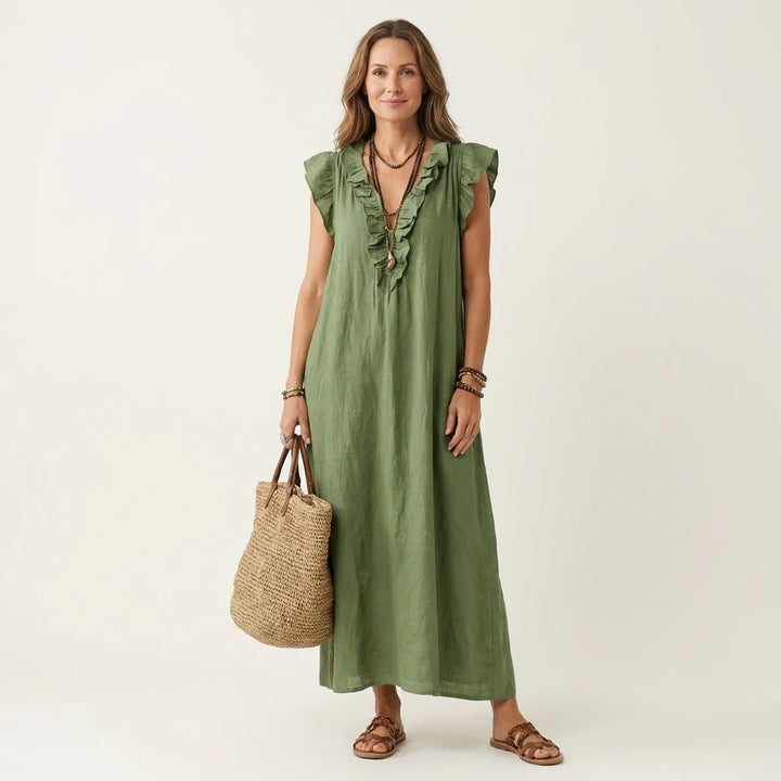 Corina's - Flowy Boho Maxi Dress