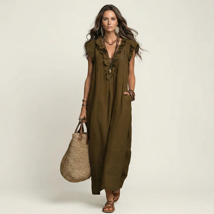 Corina's - Flowy Boho Maxi Dress