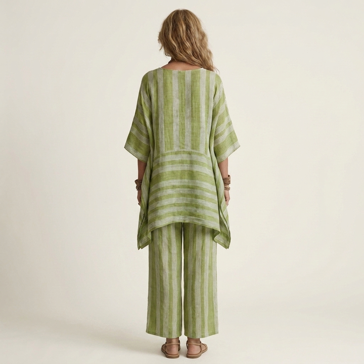 Kiara | Zweiteiliges gestreiftes Set