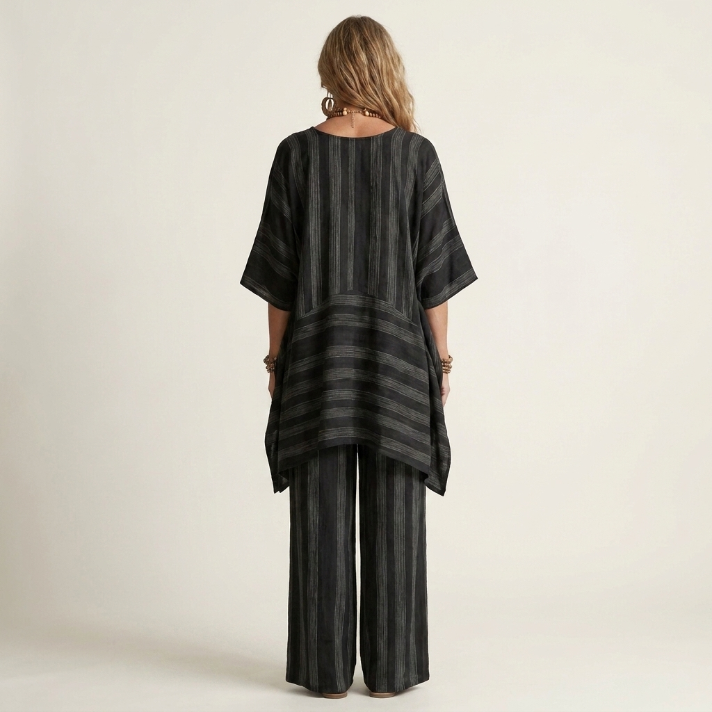 Clara | Striped Two-Piece Set