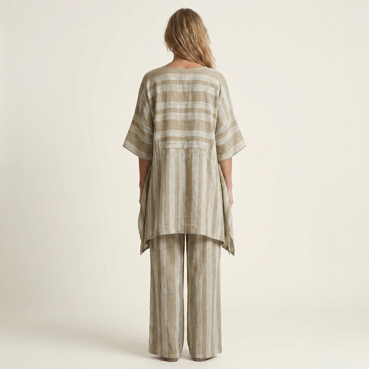 Clara | Striped Two-Piece Set