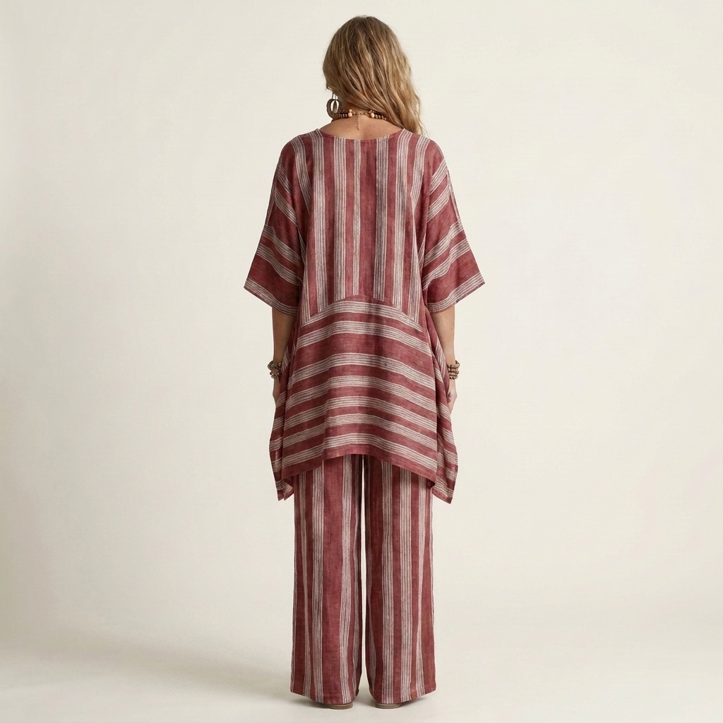 Clara | Striped Two-Piece Set