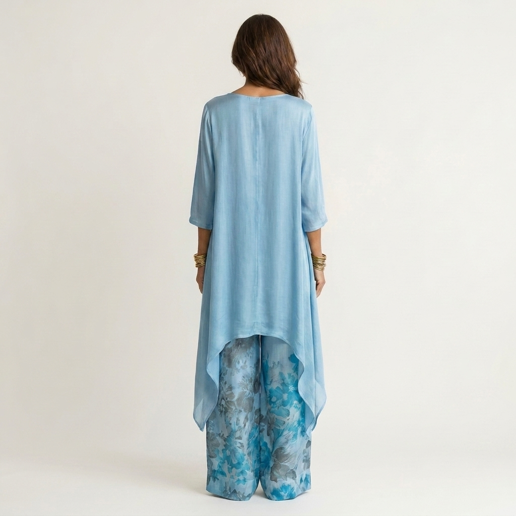 Carole | Two-Piece Asymmetric Tunic Set