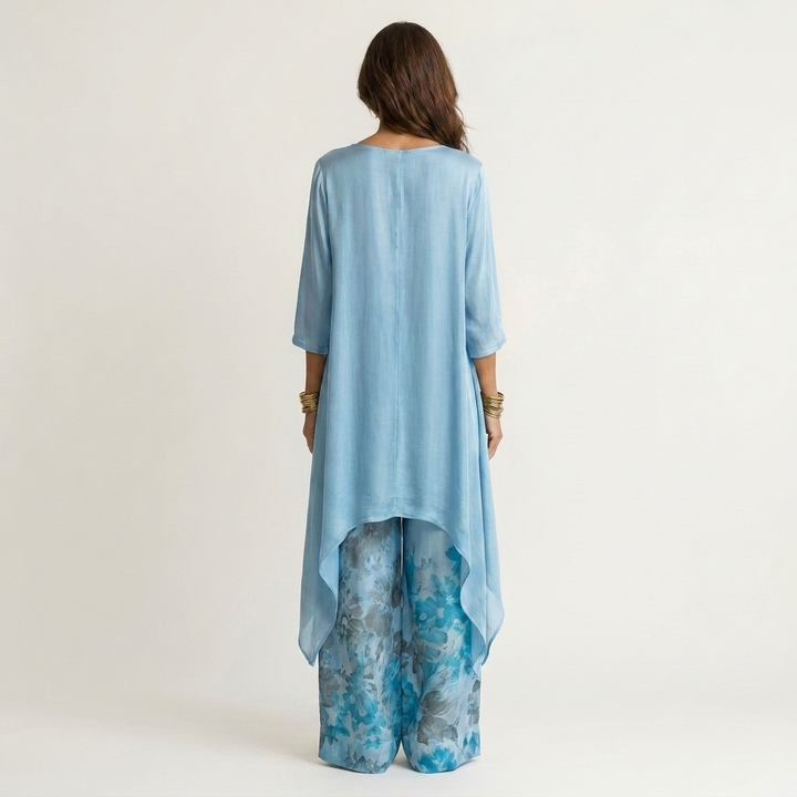 Carole | Two-Piece Asymmetric Tunic Set