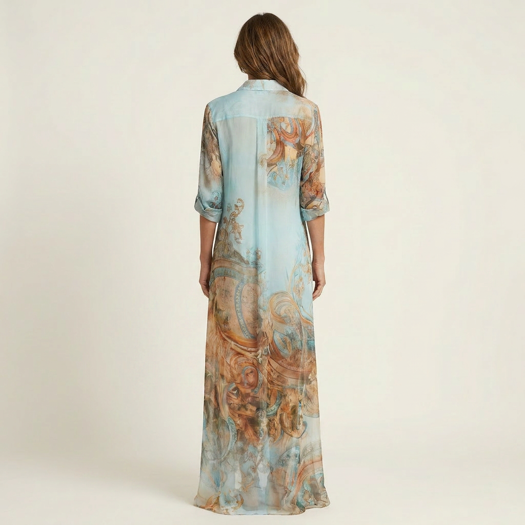 Aurelie | Maxi Shirt Dress