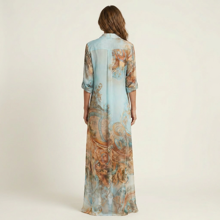 Aurelie | Maxi Shirt Dress