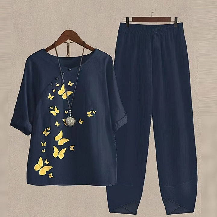Lilou™ | Elegant Shirt & Trouser Set