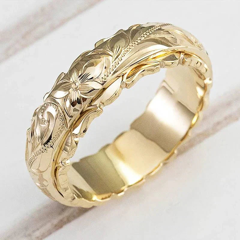 ANTIQUE FLOWER™ | GOLD RING