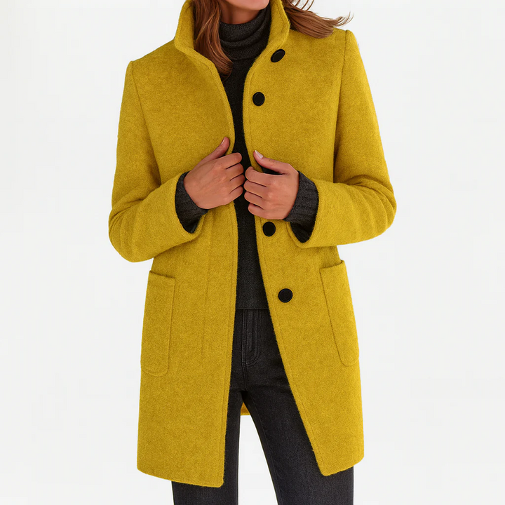Victoria — Warm, Elegant Coat with a Cosy High Collar