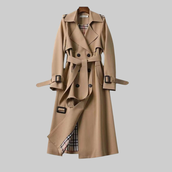 Women's Trench Coat | Belted Double-Breasted Design