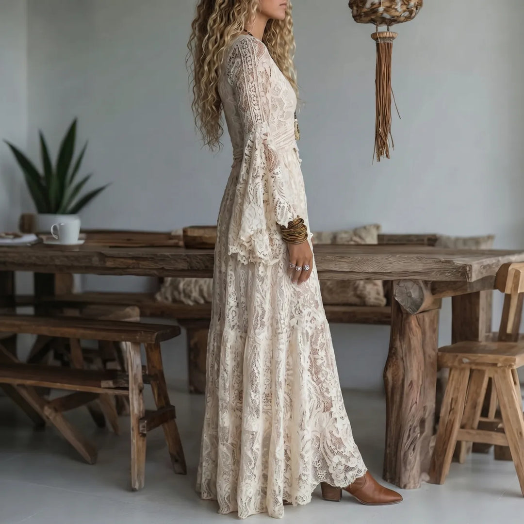 Lois - Vintage Mermaid Maxi Dress