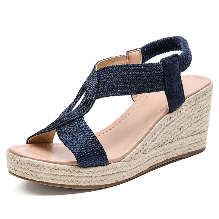 Aroa | handcrafted woven wedge sandals