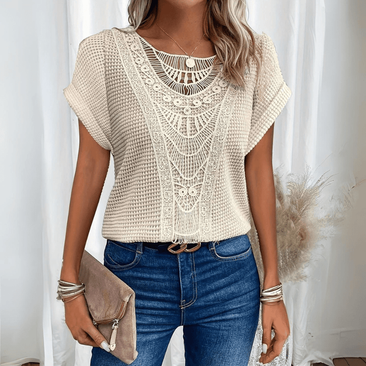 Clara – Crocheted Boho Top