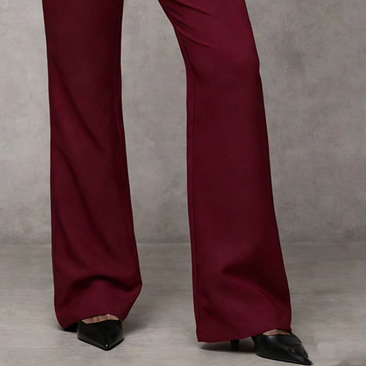 Elowra - Tailored Flared Suit Pants
