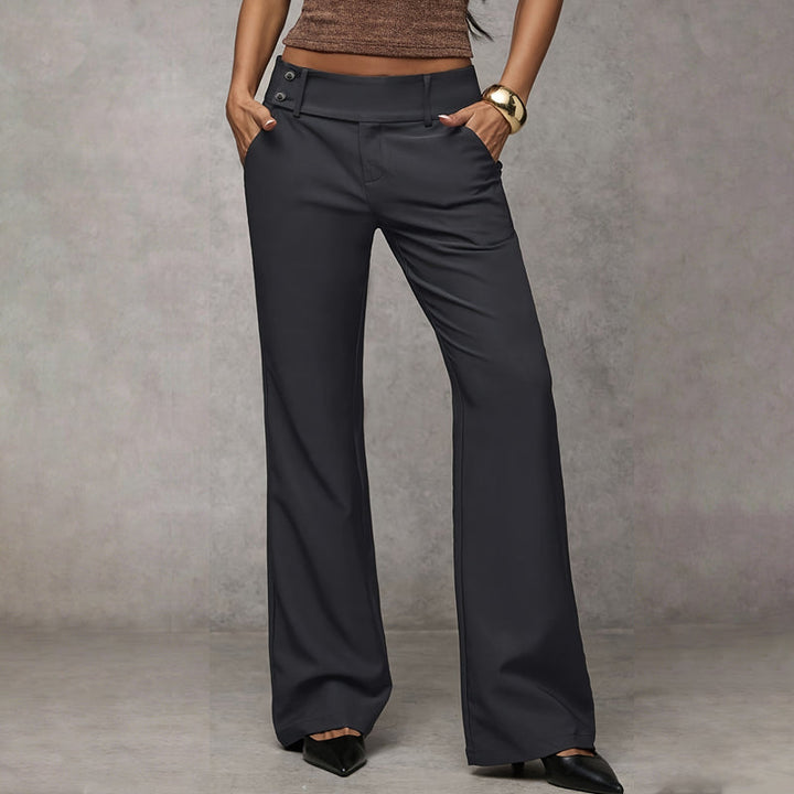 Elowra - Tailored Flared Suit Pants