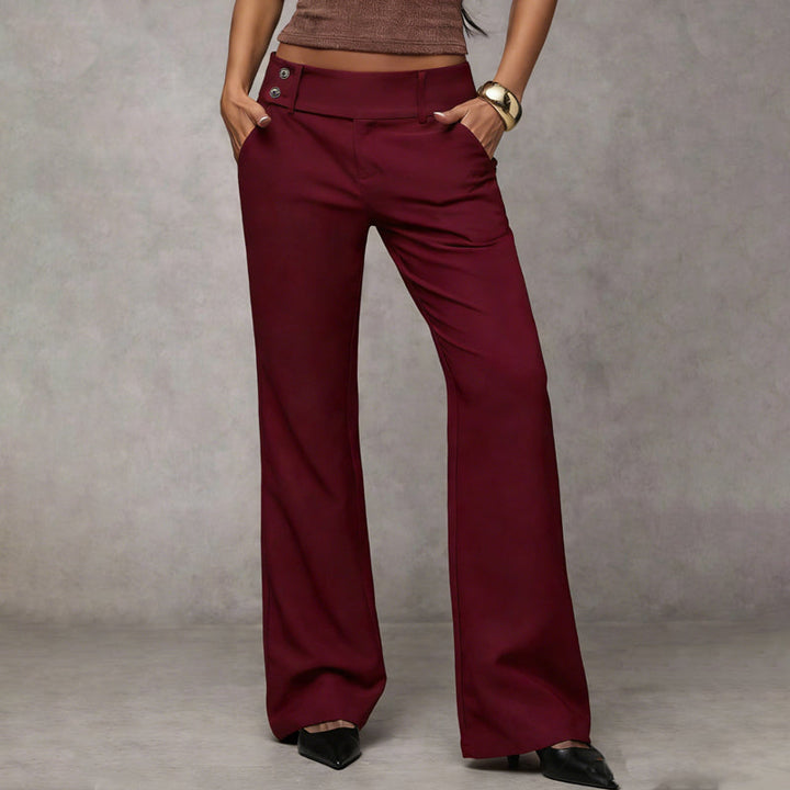Elowra - Tailored Flared Suit Pants