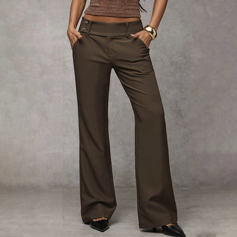 Elowra - Tailored Flared Suit Pants