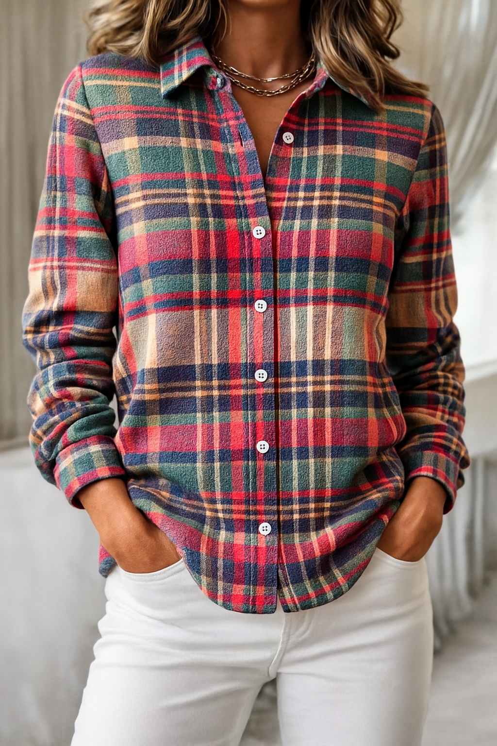 Stella | Women's Casual Check Shirt