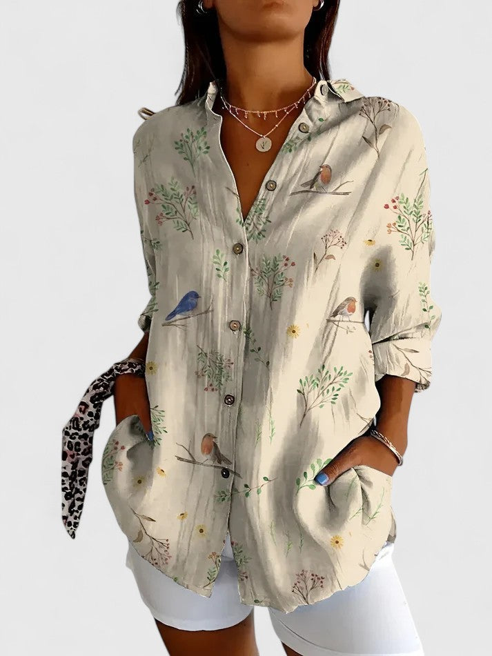 Aisling - Floral Patchwork Blouse
