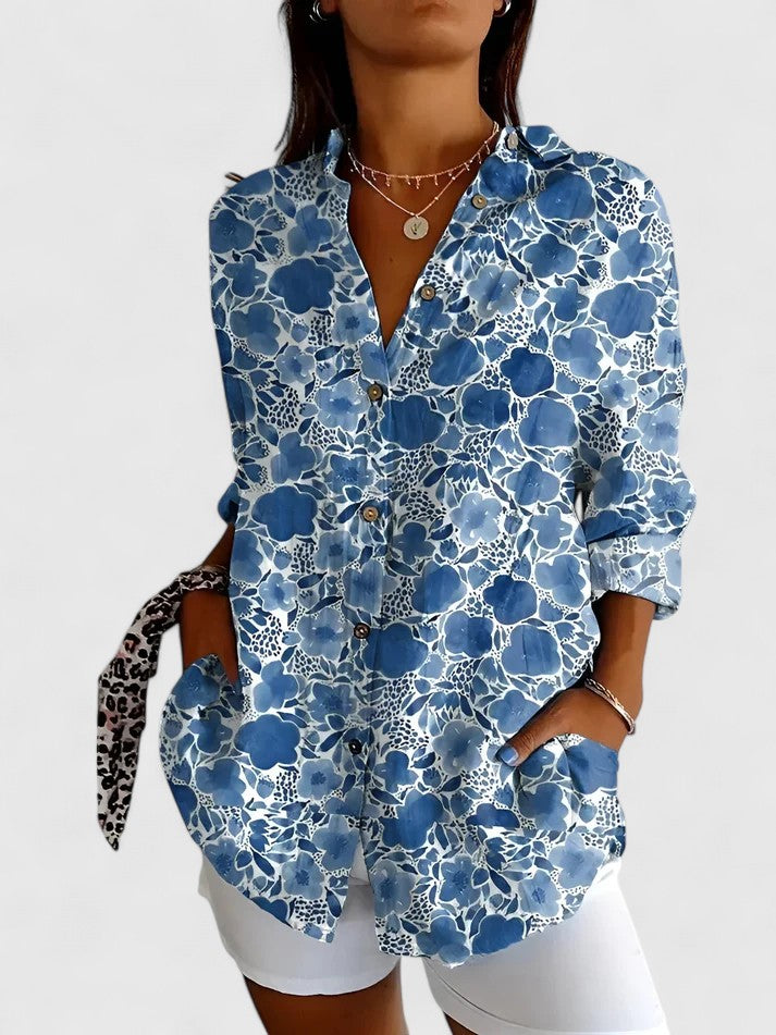 Aisling - Floral Patchwork Blouse
