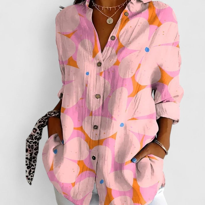 Aisling - Floral Patchwork Blouse