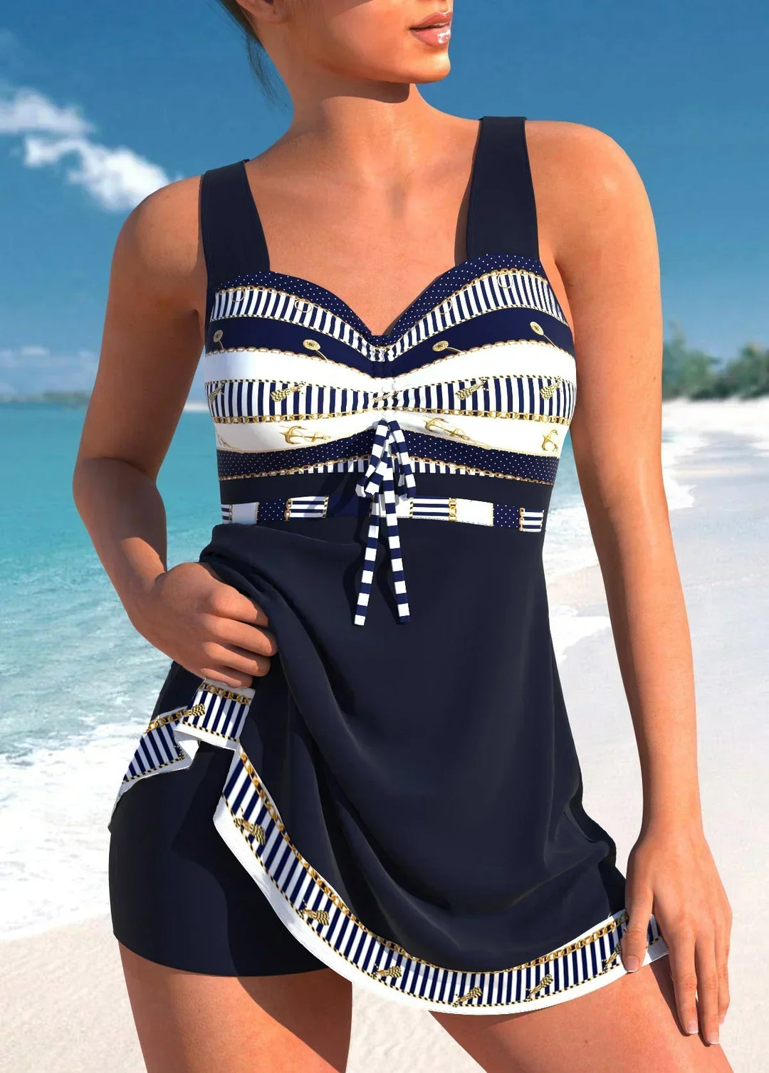 Veronica | Navy One-Piece Swimsuits